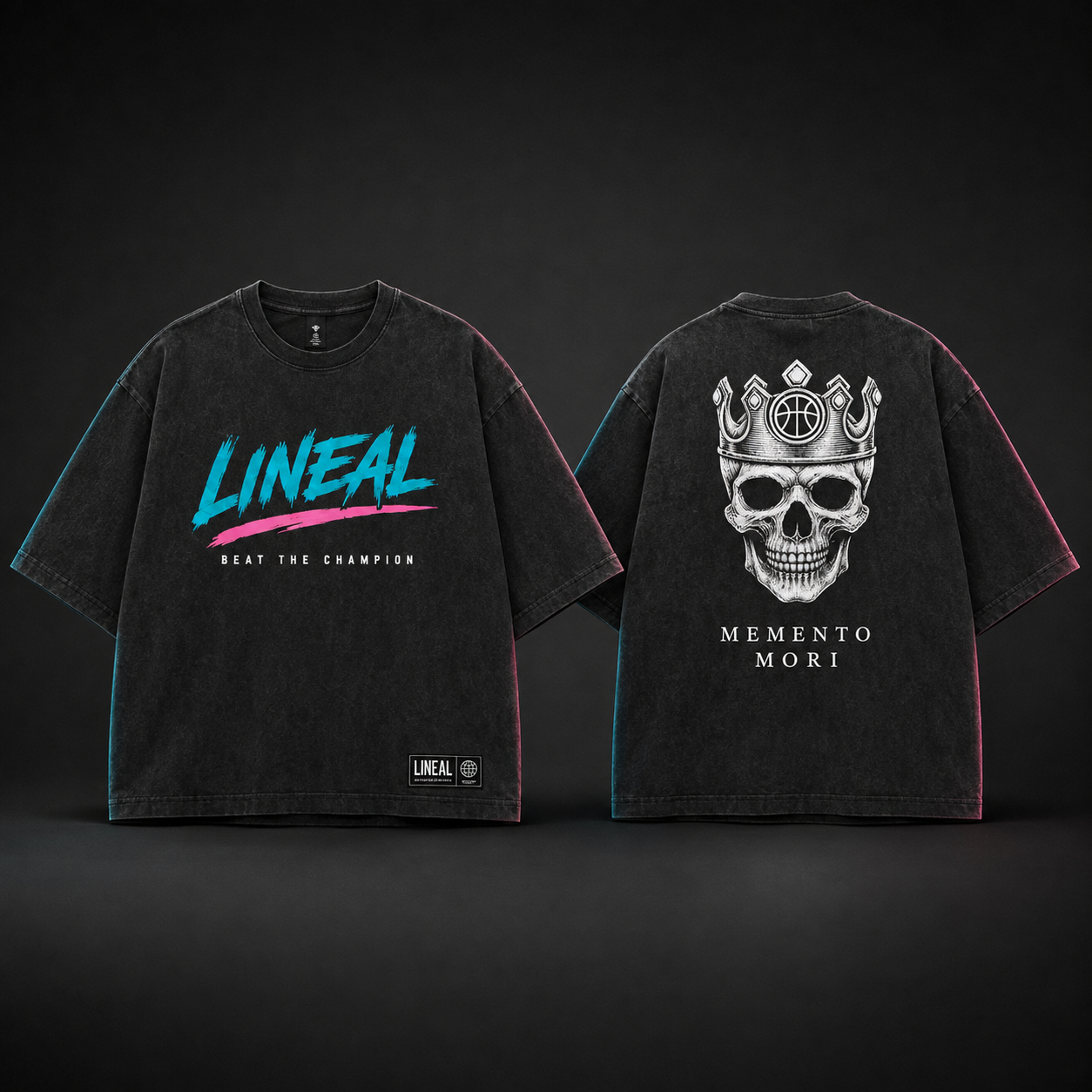 LINEAL Baggy T, front and back